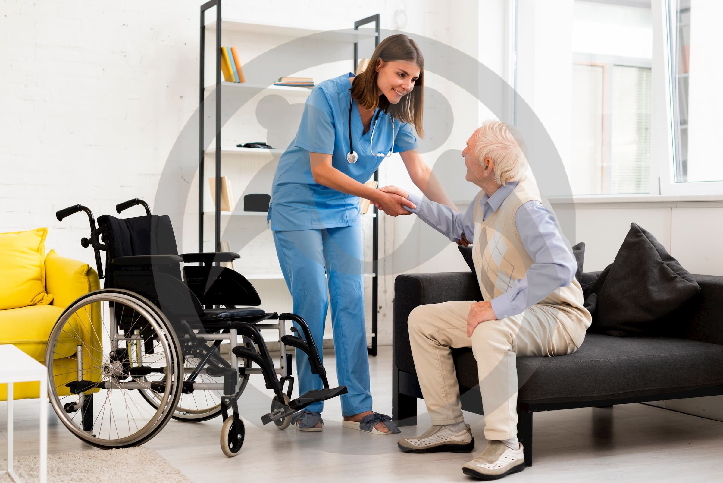 Уход за инвалидами и пожилыми людьми