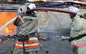 Пожар в поселке Тихон Костромской области