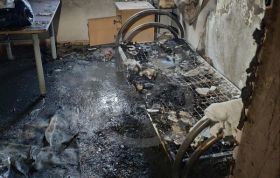 Пожар в наркодиспансере Тюмени